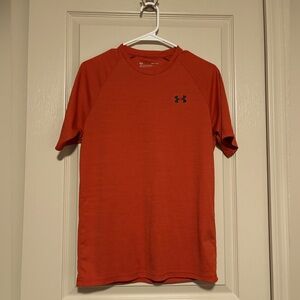 Under Armour Men's Bright Orange Short Sleeve Tee Size Small